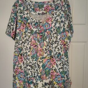 Floral Print Women's Top